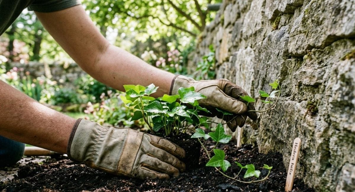 Plantation de lierre