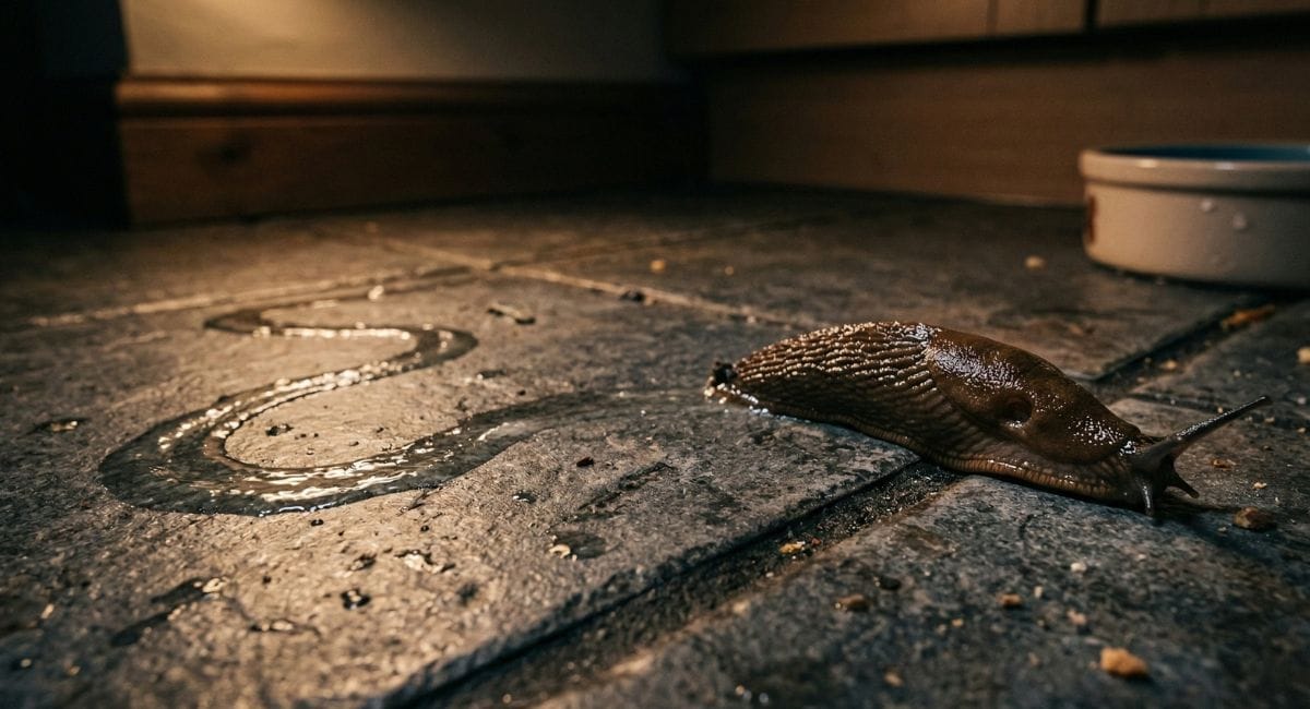 Limace dans une maison