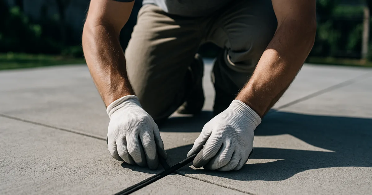 Joint de dilatation dalle béton extérieure : emplacement, dimensions et pose
